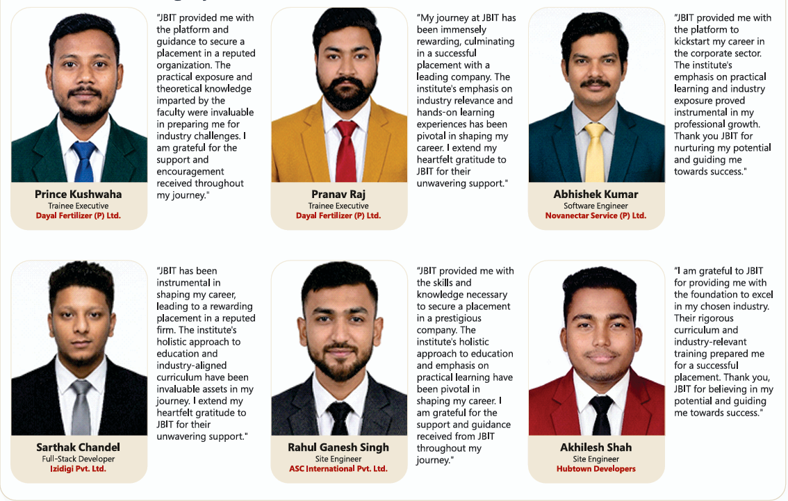 JBIT Dignified Alumni Batch 1